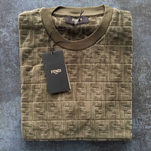 Fendi Casual T-shirt Men's short sleeve